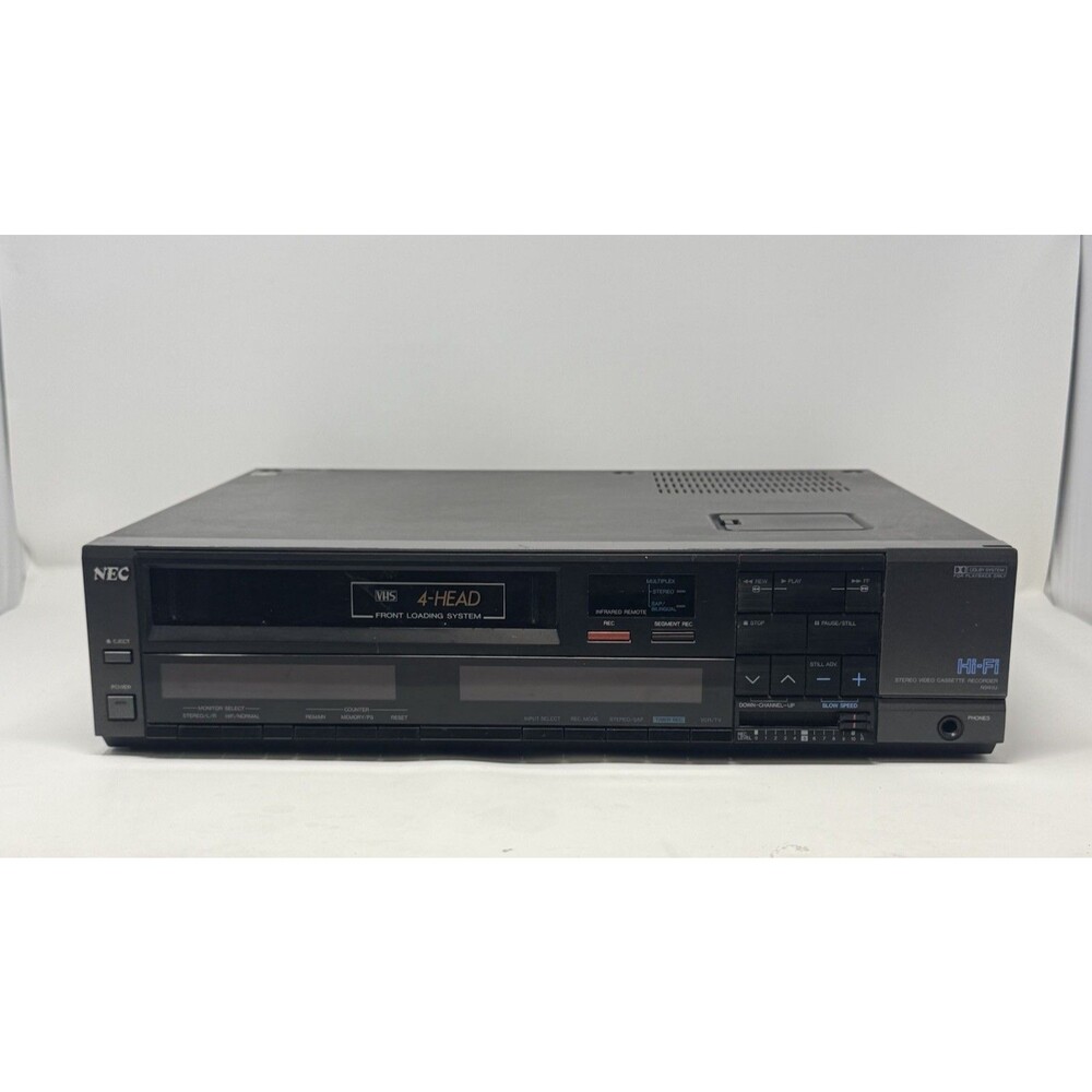NEC N961U Vintage 4 Head Hi Fi VHS VCR Made In Japan For Parts Repair Read